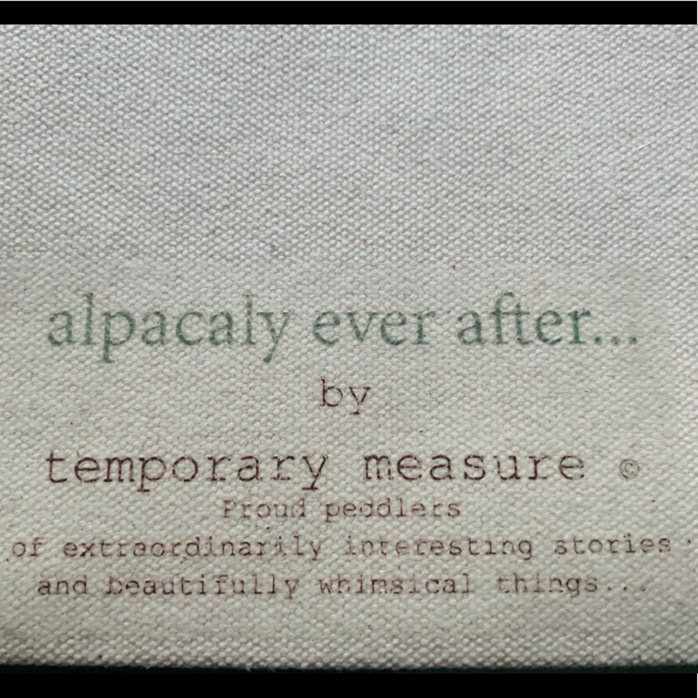 Alpacaly ever after…pouch, wood ruler keychain & eucalan - Picture 6 of 9